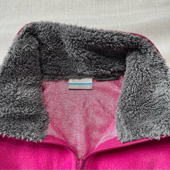 Columbia Fleece Jacket Womens Large Purple Full Zip Omni-Heat - Picture 5 of 8